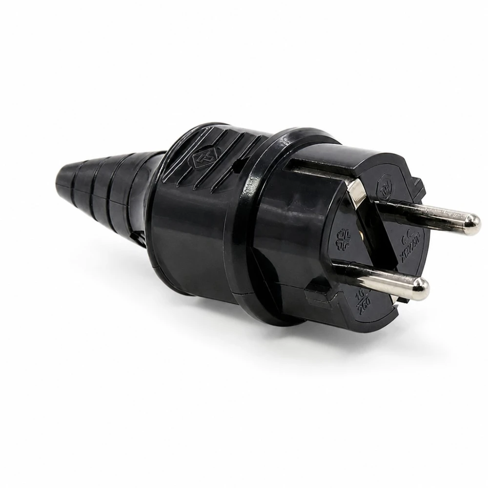 Ficha SCHUKO Desmontável 16A 250V Tipo F Alemã Europeia Reparação Industrial