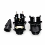 Ficha SCHUKO Desmontável 16A 250V Tipo F Alemã Europeia Reparação Industrial