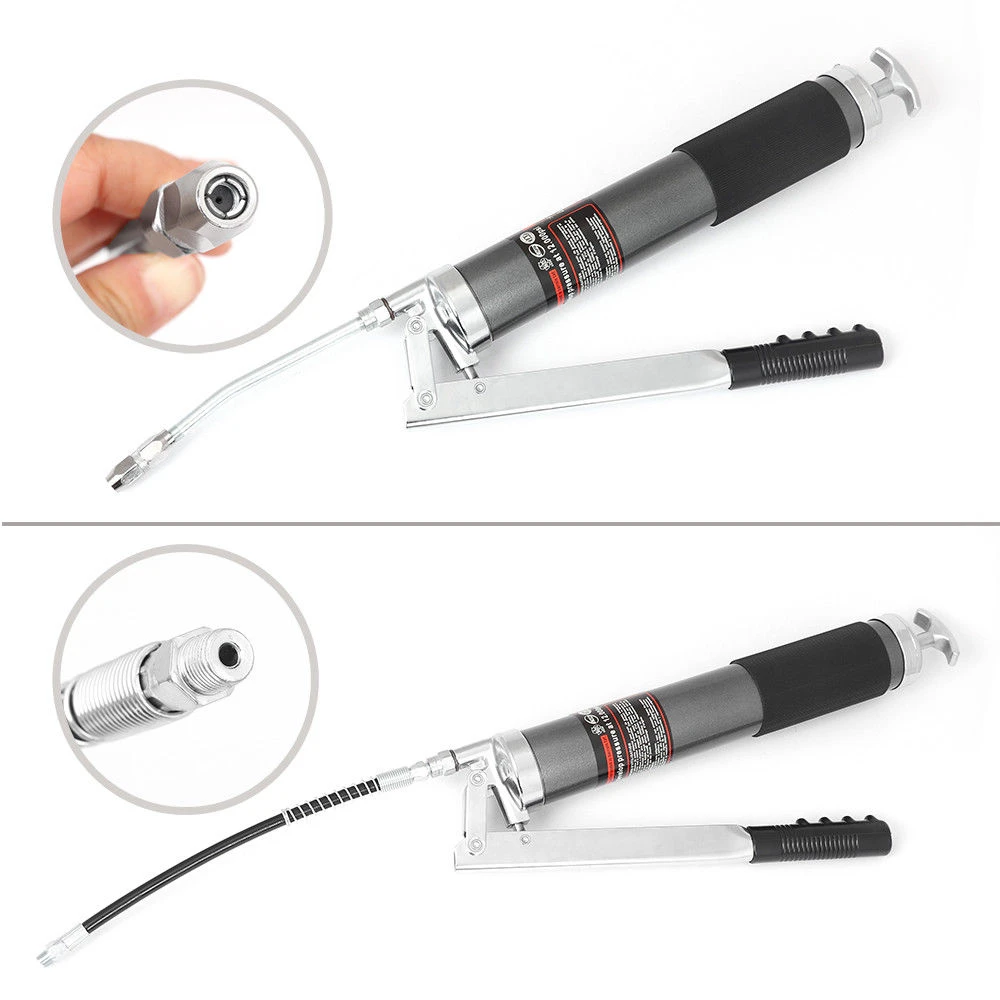 Pistola de massa manual 600ml com bomba de massa e mangueira de alta pressão