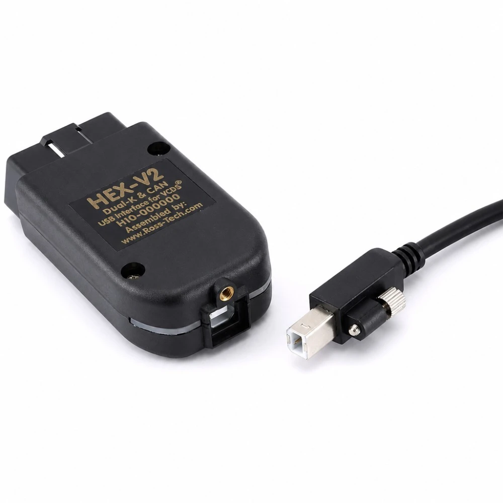 Scanner Diagnóstico HEX-V2 VCDS V25.3 ATMEGA162 Compatível VW Audi Seat Skoda 1996-2017