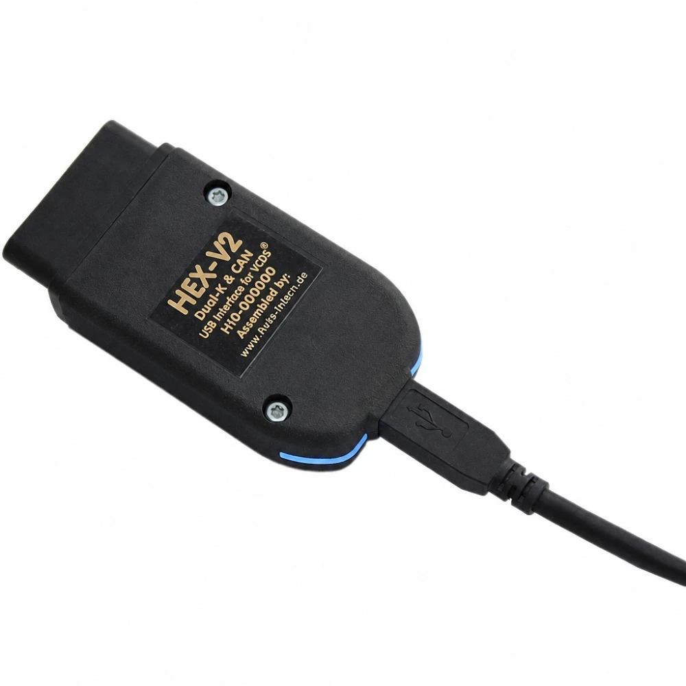 Scanner Diagnóstico HEX-V2 VCDS V25.3 ATMEGA162 Compatível VW Audi Seat Skoda 1996-2017