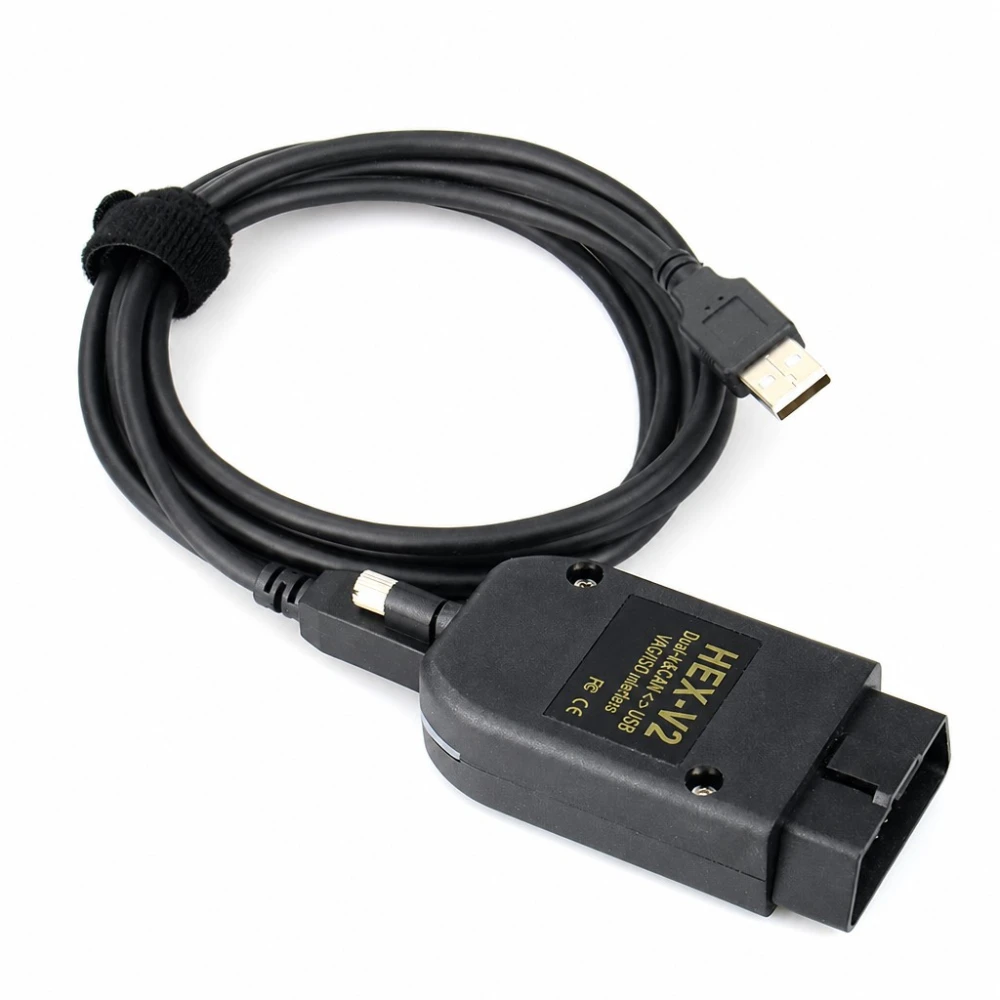 Scanner Diagnóstico HEX-V2 VCDS V25.3 ATMEGA162 Compatível VW Audi Seat Skoda 1996-2017