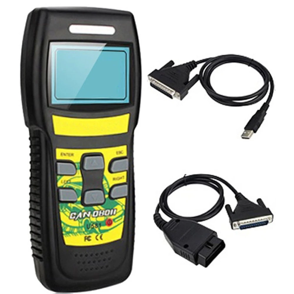 Scanner OBD2 U581 - Ferramenta de Diagnóstico CAN OBDII/EOBDII Satkit