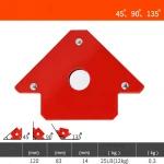 Esquadro Magnético para Soldar 120 mm com Íman Potente