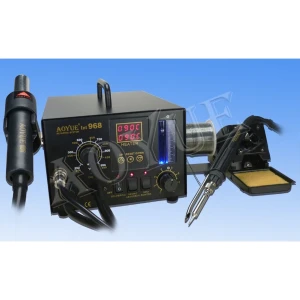 Estação de soldadura Aoyue 968 com controlo digital e absorção de fumo