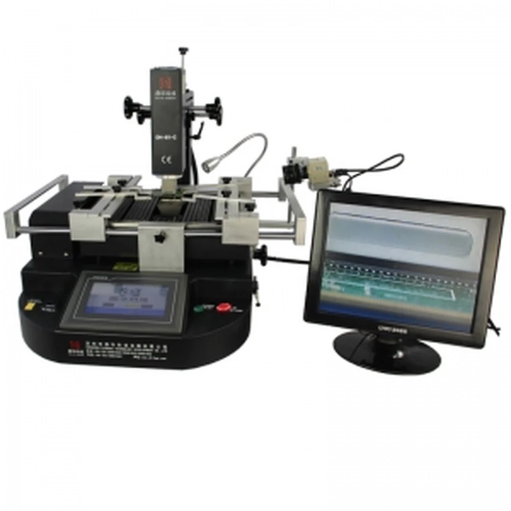 Estação de Reballing Dinghua DH-B1-C com ecrã tátil e três aquecedores independentes