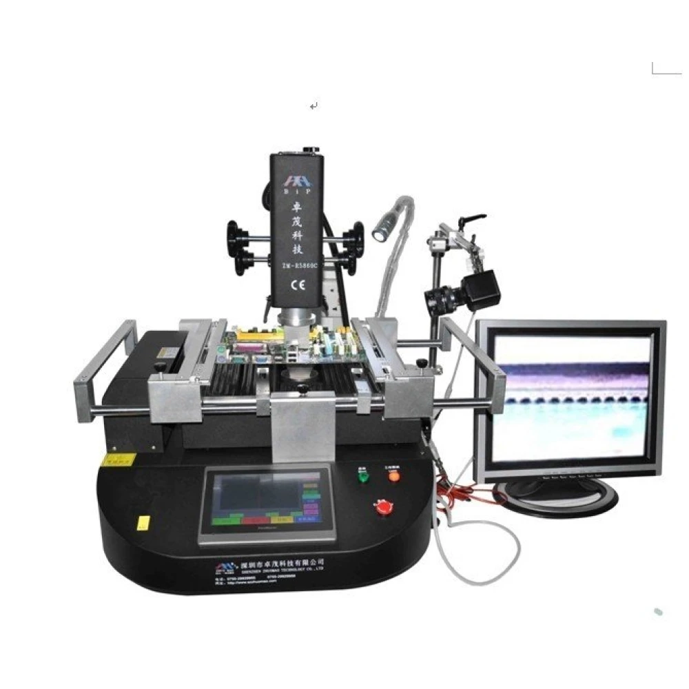 Estação de reballing Zhuomao ZM-R5860C: precisão e tecnologia avançada para BGA