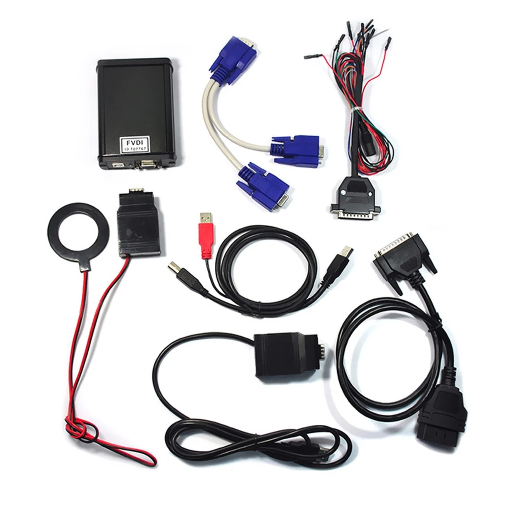 Fly 2014 FVDI Abrites Commander com 18 softwares para cópia de chaves e calibração