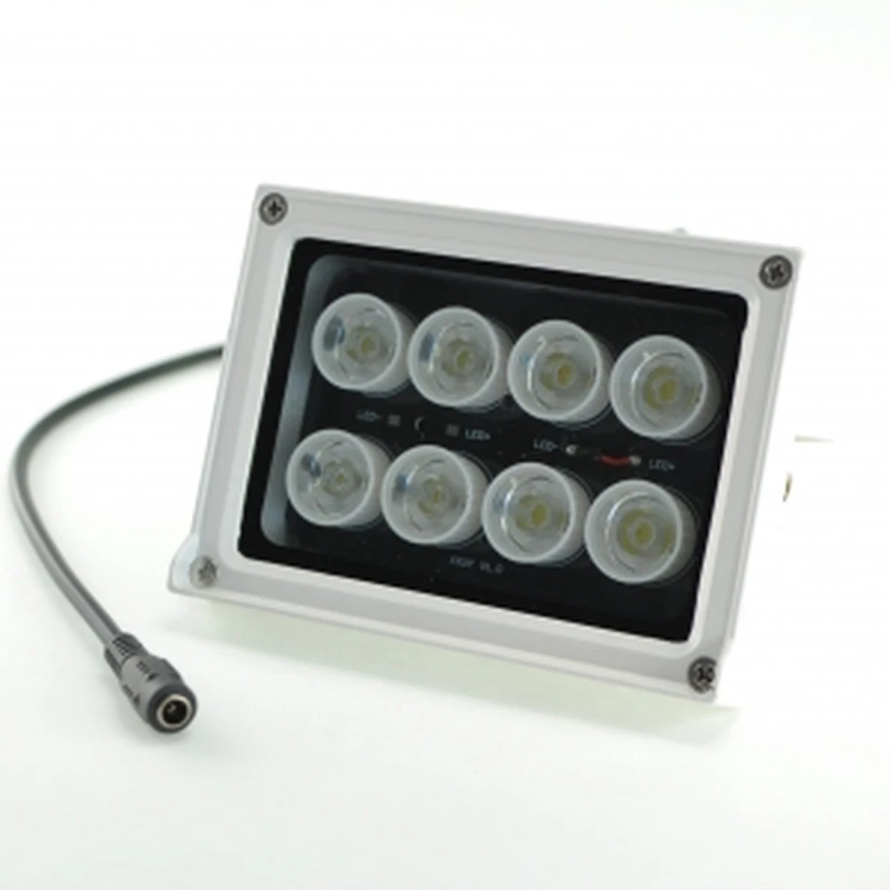 Projetor LED 12V com sensor de luz 10W 6500K para exterior