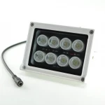Projetor LED 12V com sensor de luz 10W 6500K para exterior