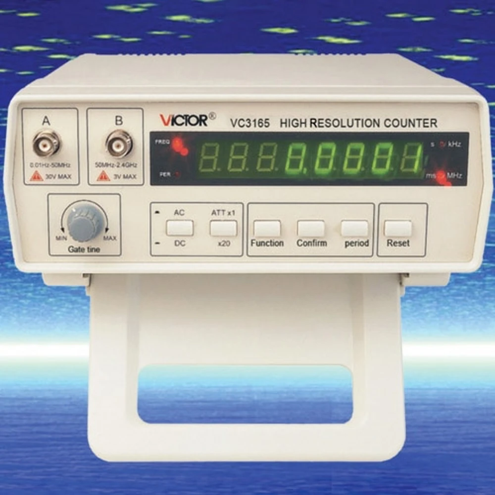 Contador de Frequência Victor VC3165: multifunções