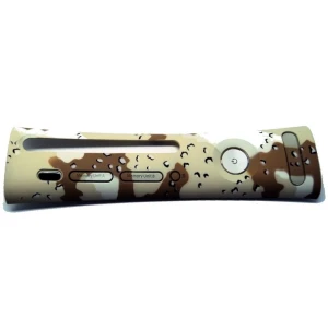 Frontal Xbox 360 camuflagem bege castanho para personalizar a sua consola Xbox 360