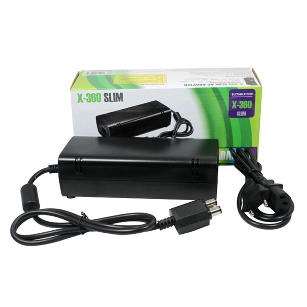 Fonte de alimentação Xbox 360 Slim 220V PAL compatível com modelo europeu