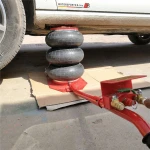 Macaco pneumático 3 toneladas tripla bolsa de ar inflável heavy duty para carros