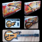 Guitarra sem fios Wii Crazy Guitar para jogos musicais compatíveis