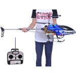 Helicóptero RC gigante 134 cm QS8006-2 com controlo remoto e LEDs