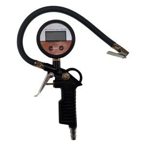 Inflador digital de pneus com ecrã LED de alta precisão