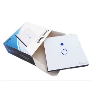 Interruptor WiFi Sonoff tátil básico para domótica compatível Alexa e Google Home