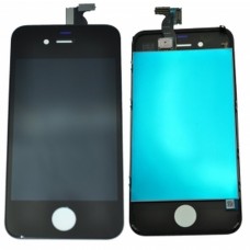 Tela Iphone 4 + Painel Sensível Ao Toque E Vidro Lista Para Instalar Preto