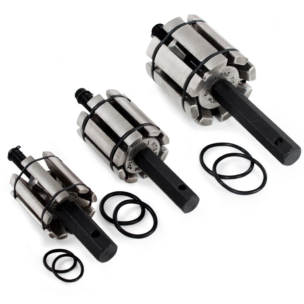 Herramientas expansores para tubos de escape en tres tamaños