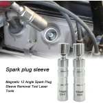 Herramientas para bujías con imán interior resistente y diseño de giro 360 grados