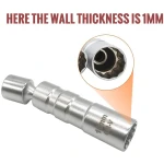 Jogo de 2 chaves de caixa magnéticas flexíveis para vela 14 mm e 16 mm TSX TOOL