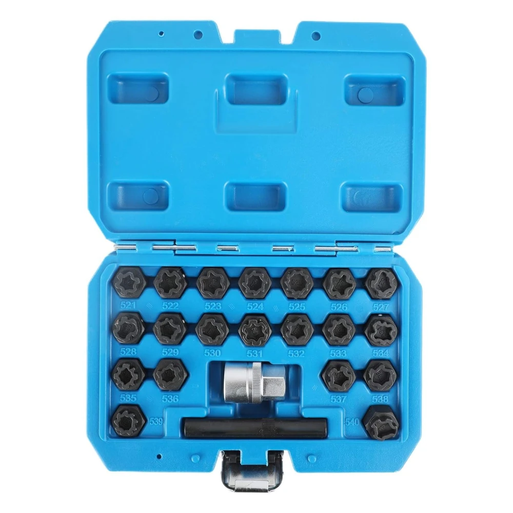 Jogo de 22 Chaves Antirroubo para Jantes Compatíveis com Veículos VAG