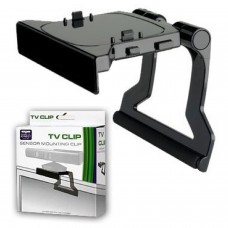 Suporte Preto Clip De Televisão Tv Compatível Para Sensor Kinect Xbox 360