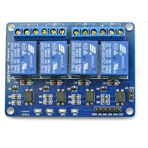 Kit 4 relés 5V para Arduino compatível - Controlo de 4 canais
