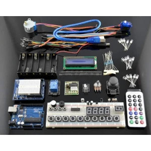 Kit de iniciação Arduino com Arduino Uno compatível para principiantes
