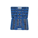 Kit de machos e tarraxas métricas 110 peças TSX TOOL - Jogo profissional