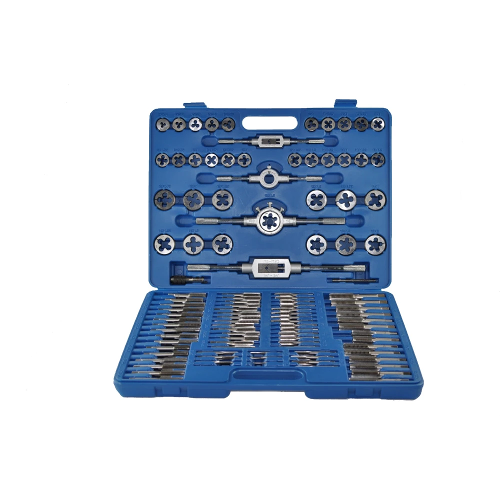 Kit de machos e tarraxas métricas 110 peças TSX TOOL - Jogo profissional