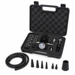 Kit Testador de Fugas de Turbocompressor 9 Peças com Manómetro Teste Pressão Turbo