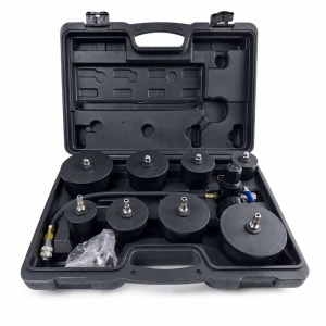 Kit Testador de Fugas de Turbocompressor 9 Peças com Manómetro Teste Pressão Turbo