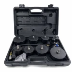 Kit Testador de Fugas de Turbocompressor 9 Peças com Manómetro Teste Pressão Turbo