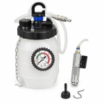 Kit Purgador de Travões e Embraiagem Pneumático a Pressão 5L com Manómetro e Adaptadores