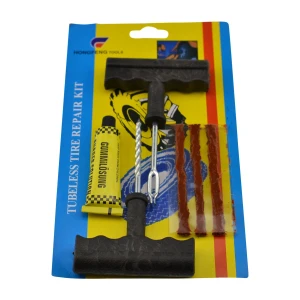 Kit reparação pneus carro moto - reparador rápido de furos