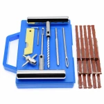 Kit Reparação Furos Pneus 23 Peças Carro Moto Mechas Punção