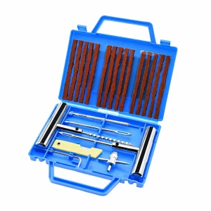 Kit Reparação Furos Pneus 23 Peças Carro Moto Mechas Punção