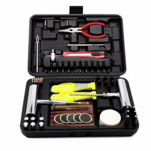 Kit Reparação Furos Pneus 87 Peças Profissional Carro SUV Carrinha