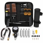 Kit Reparação Furos Pneus Moto Bicicleta 81 Peças Mechas Punção Tubeless