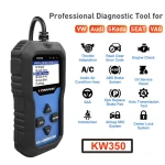 Konnwei KW350 scanner de diagnóstico do sistema completo para VW Audi Seat Skoda