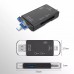 Leitor de cartões de memória tipo C e USB 3.0 para SD/Micro SD/Transflash/USB 