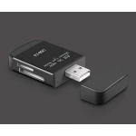 Leitor de cartões de memória USB 2.0 tudo-em-um para Micro SD, MMC, SDHC, TF e M2