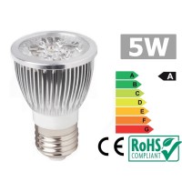 Projetor Led E27 Tipo Foco 5w 3300k Luz Cálida Projetor Led E27 Tipo Foco 5w 3300k Luz Cálida