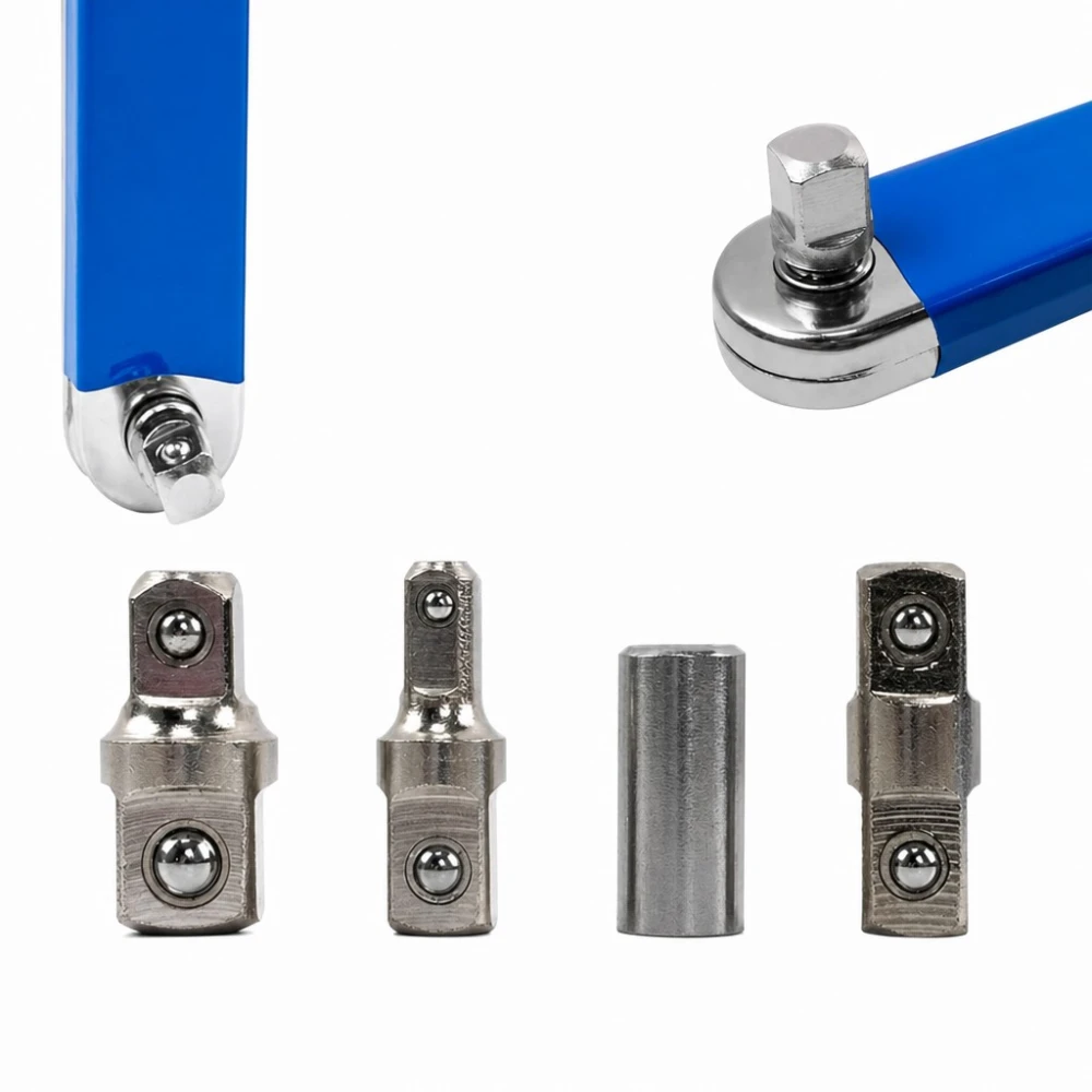 Chave Estrela Articulada Extra-Longa 390mm Boca Dupla Profissional Aço Cr-V