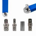 Chave Estrela Articulada Extra-Longa 390mm Boca Dupla Profissional Aço Cr-V