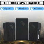 Localizador GPS de bateria longa para carro TK108B com SOS e base magnética