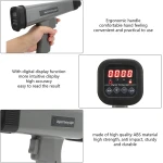 Luz de sincronização indutiva digital para carros e motos 12V com pinças