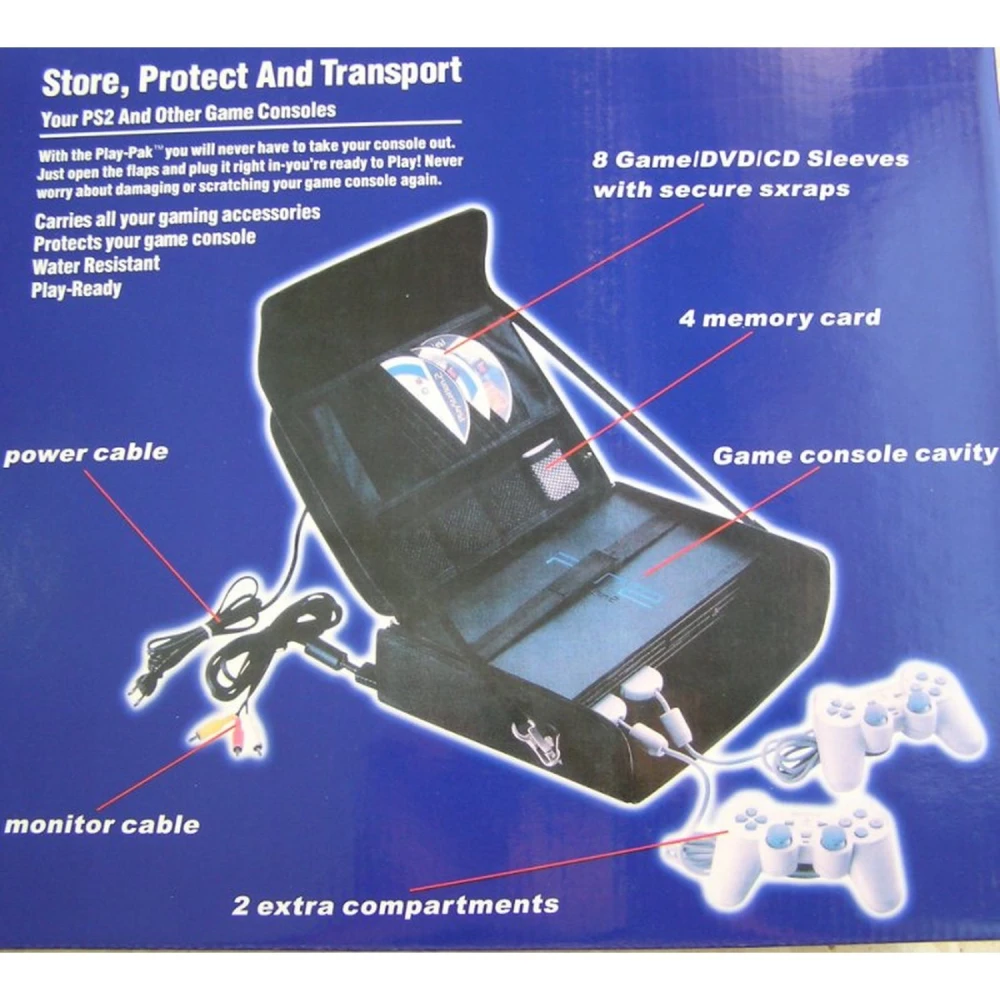Mala de transporte para Playstation 2 - Leve a sua consola em segurança